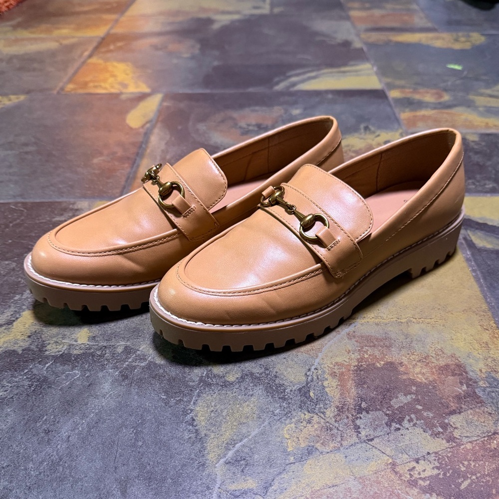 A New Day Tan Chapman Loafers Women’s Size 8 New Without Tags